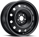 17" Liquid Metal Atom Wheel 🔥 17X7 +38 5X114.3 ✅CB67.3 Steel Matte Black Rim 🔻
